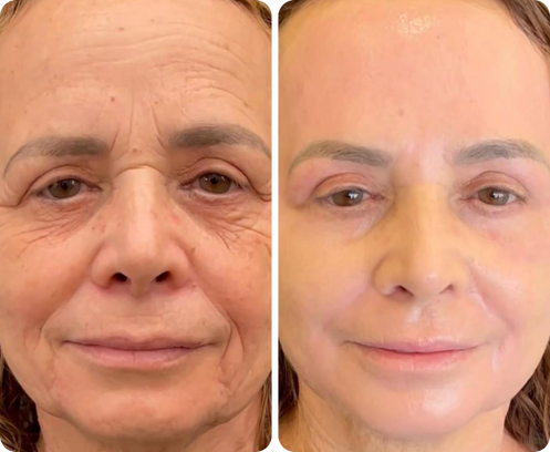 Rosa Morales — antes y después
